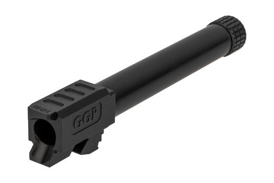 GGP threaded Glock G17 barrel features a match-grade SAAMI-spec 9mm chamber and tough black nitride finish
